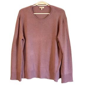Ella Moss Sweater Dusty Pink Oversized Sz Medium Gorgeous